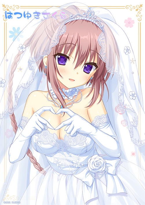 はつゆきさくら 中国版発売記念 ウェディング A4アクリルパネル