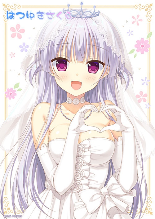 はつゆきさくら 中国版発売記念 ウェディング A4アクリルパネル