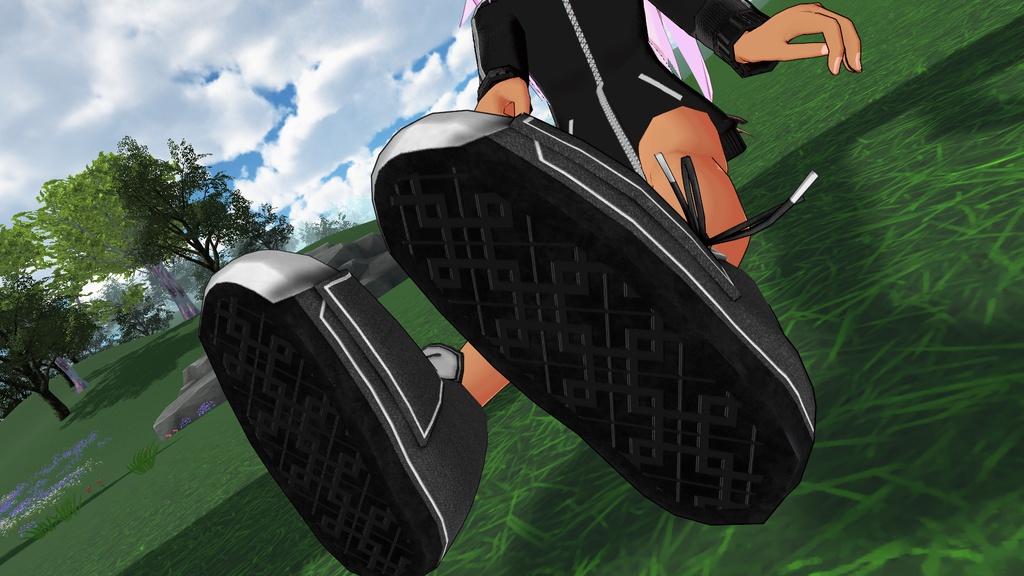 スニーカー(足首付き)