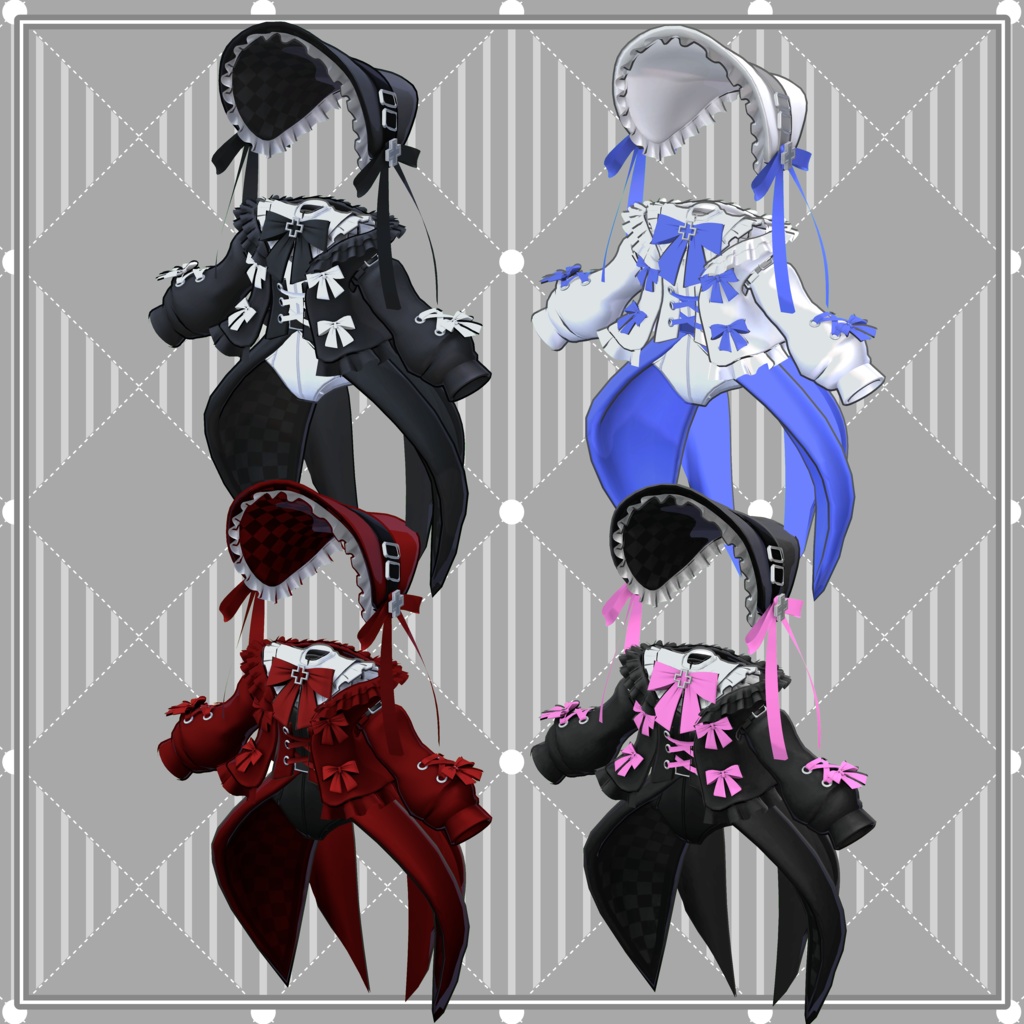 地雷系×量産型ゴシックバニー【Nevry】