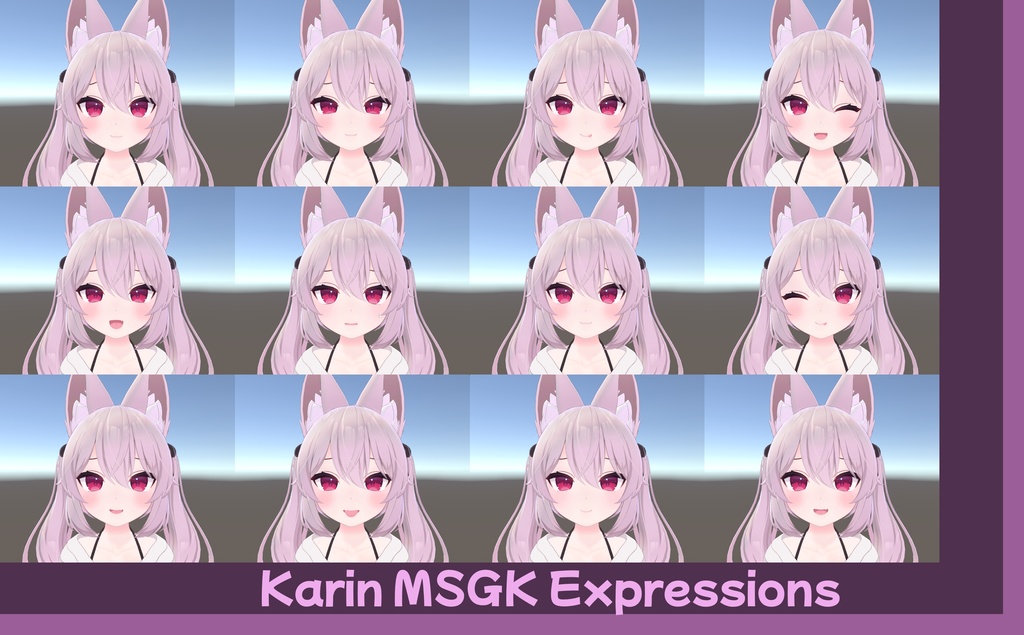 Karin MSGK Expressions | カリン MSGK FacialAnim