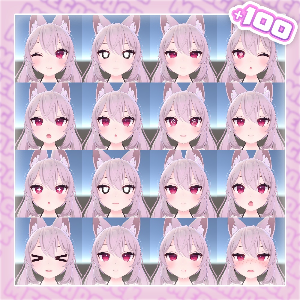 Karin Expression Megapack (100+ Animations) v1.5 | カリン表現メガパック(100種類以上のアニメーションを収録)v1.5