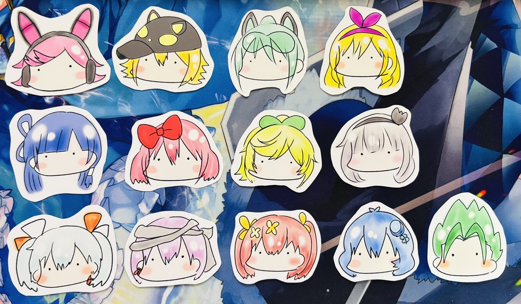 WIXOSS 缶バッジ &ステッカーセット 13種