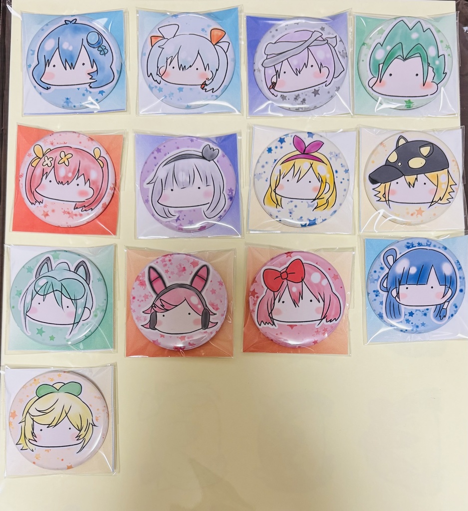 WIXOSS 缶バッジ &ステッカーセット 13種