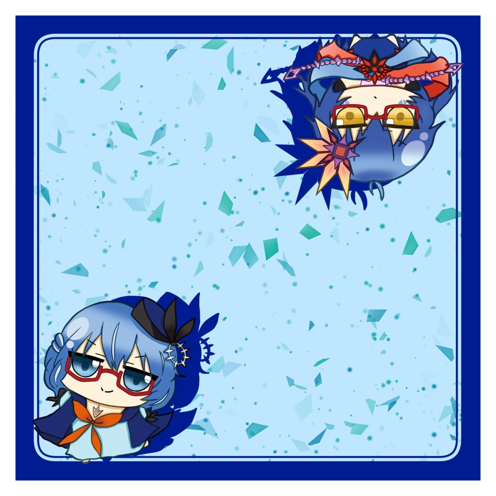 WIXOSS コード・ピルルク メガネ拭き + ステッカー