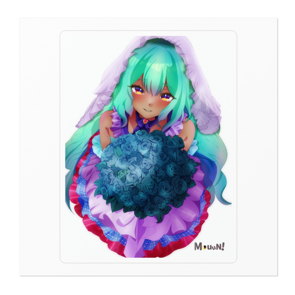 冥火くあ生誕祭2025記念グッズ ステッカー