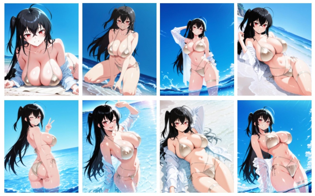 大鳳 ビーチCG集(全8枚)