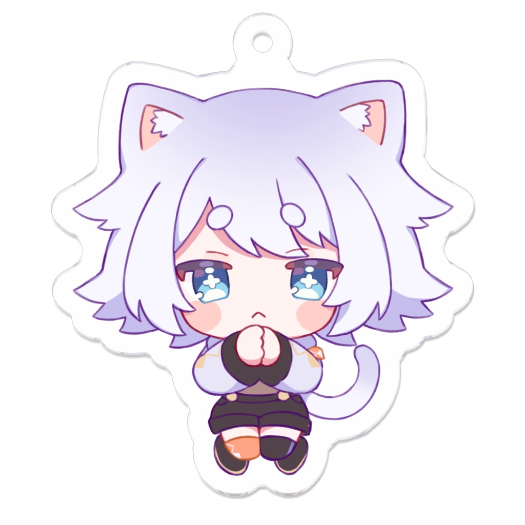 おねがい猫添🎃🐈アクリルキーホルダー
