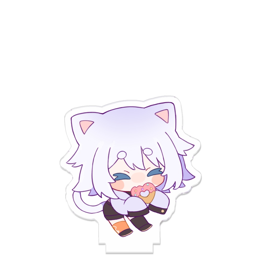 ♡ドーナツ猫添🎃🐈つながるアクスタ