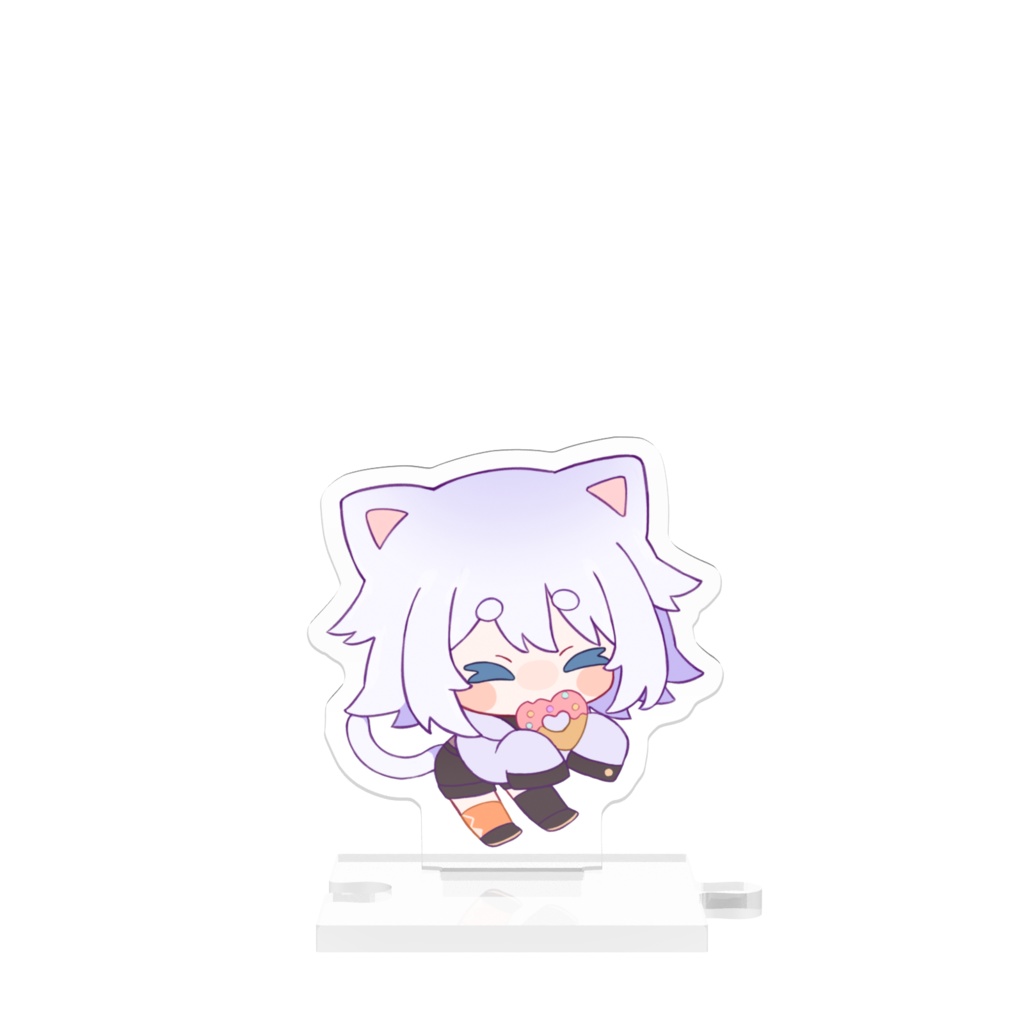 ♡ドーナツ猫添🎃🐈つながるアクスタ