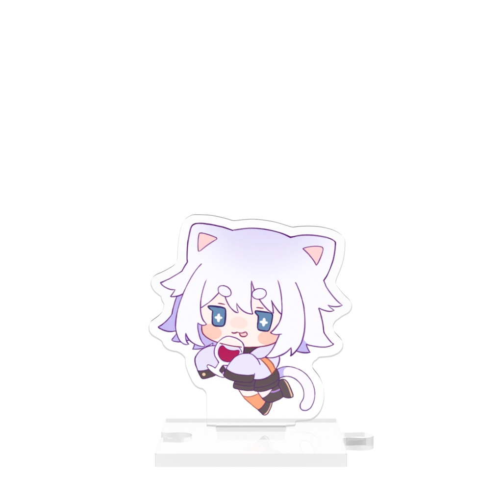 葡萄ジュース猫添🎃🐈つながるアクスタ