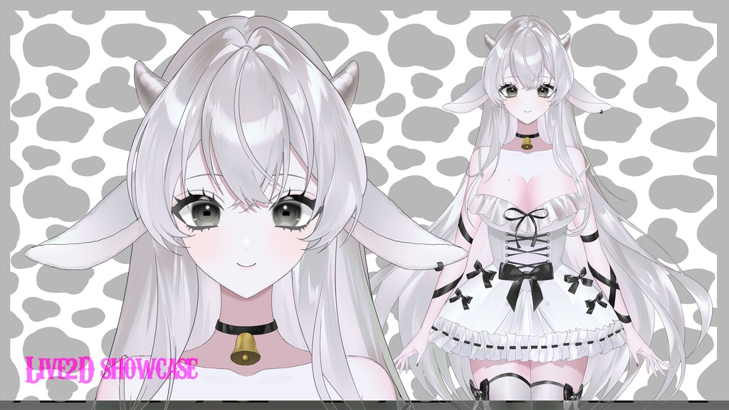 【live2d モデル】塩素ブイテュボ / goat vtuber model / vrubestudio / live2d