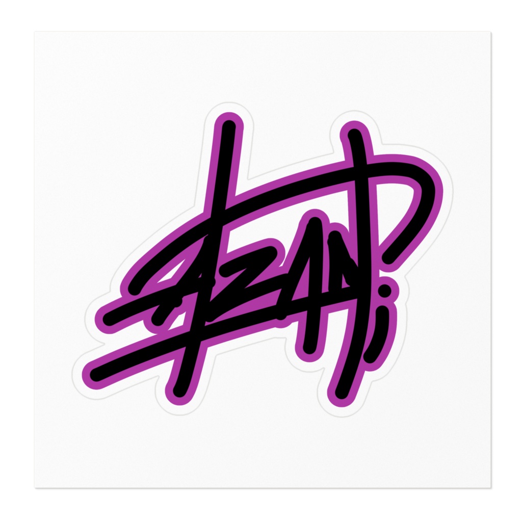 名前ステッカー(アザミ)