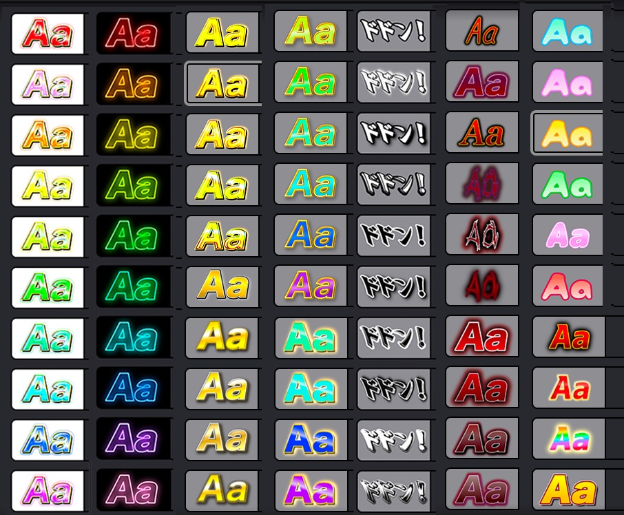 プロから初心者がカスタムして使えるTVやYouTubeでよく見るテキストテンプレート494選 オリジナルフォント付き