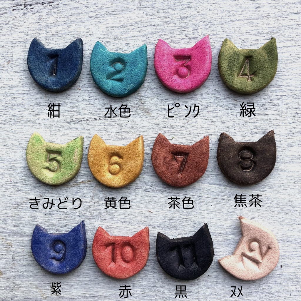 革の腕時計 オビツ11 文字盤ー数字