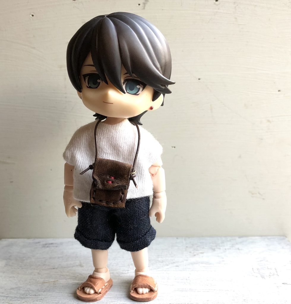 革のネックポーチ⭐︎オビツ11