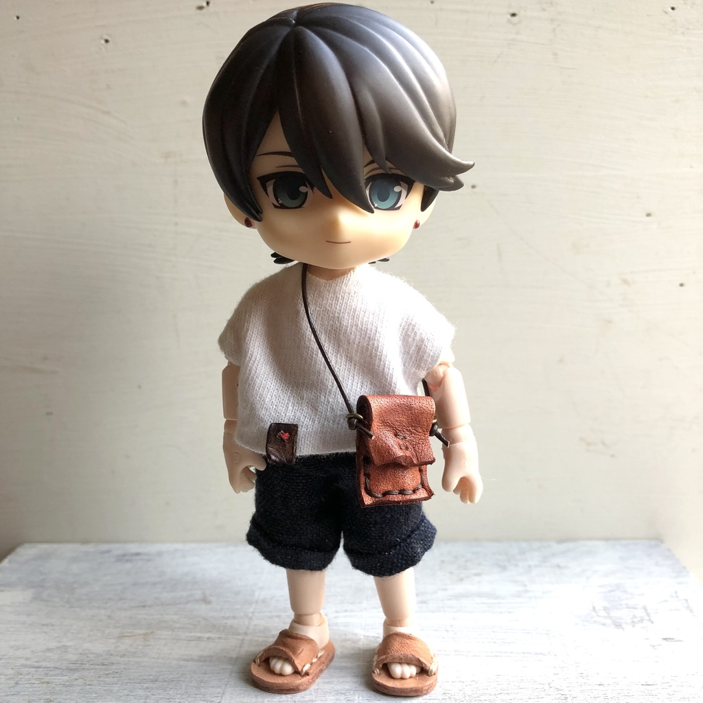 革のネックポーチ⭐︎オビツ11