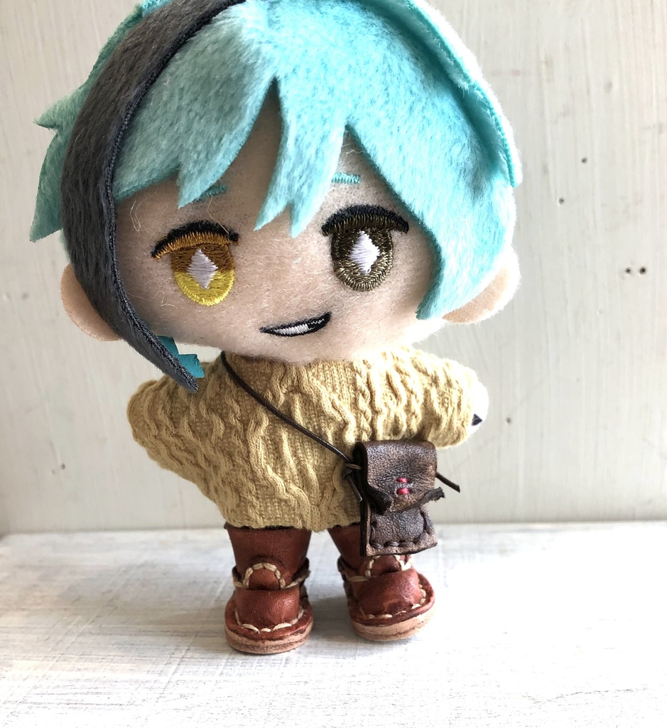 ピノキオみたいな革のブーツ⭐︎オビツ11⭐︎ぬい