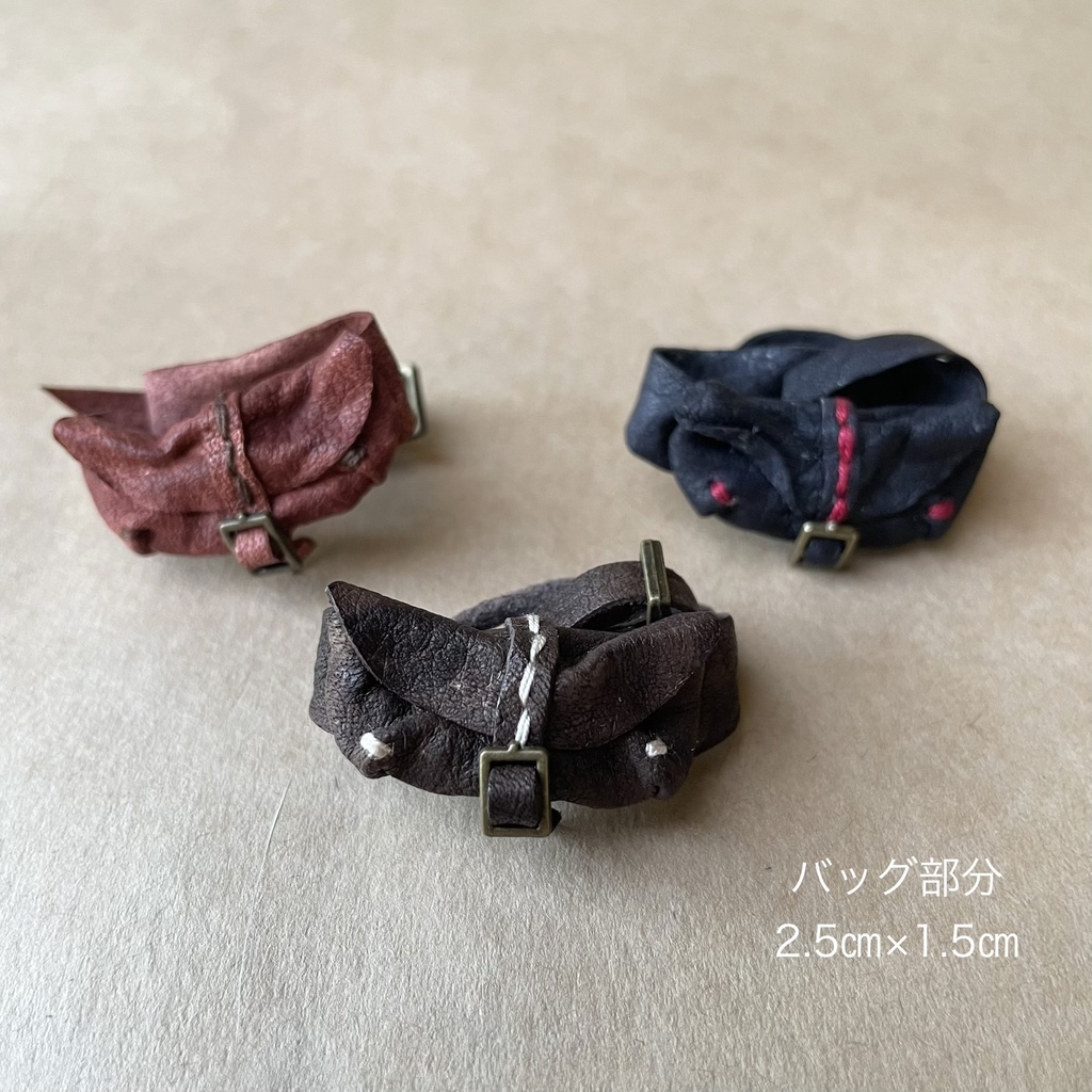 革のボディバッグ☆1/12オビツ11