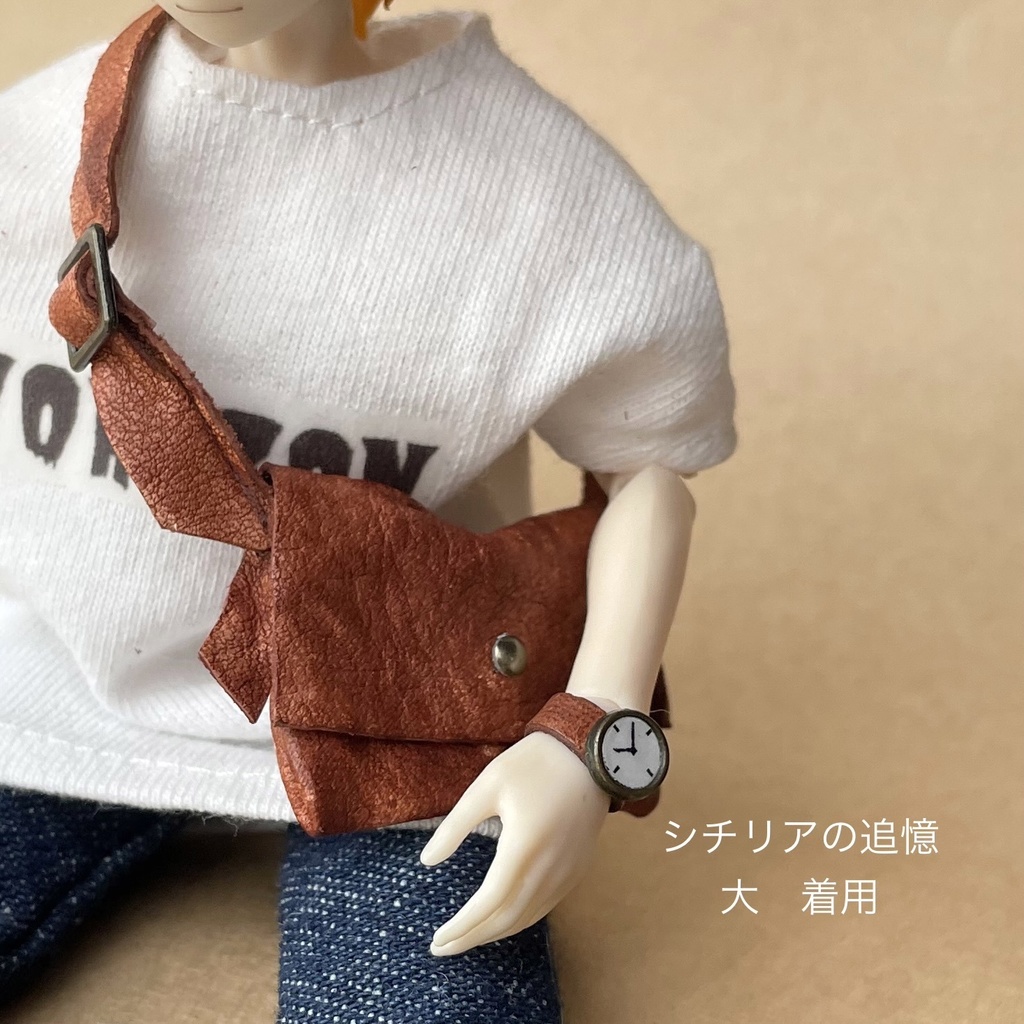 革のショルダーバッグ大⭐︎オビツ11シチリアの追憶など