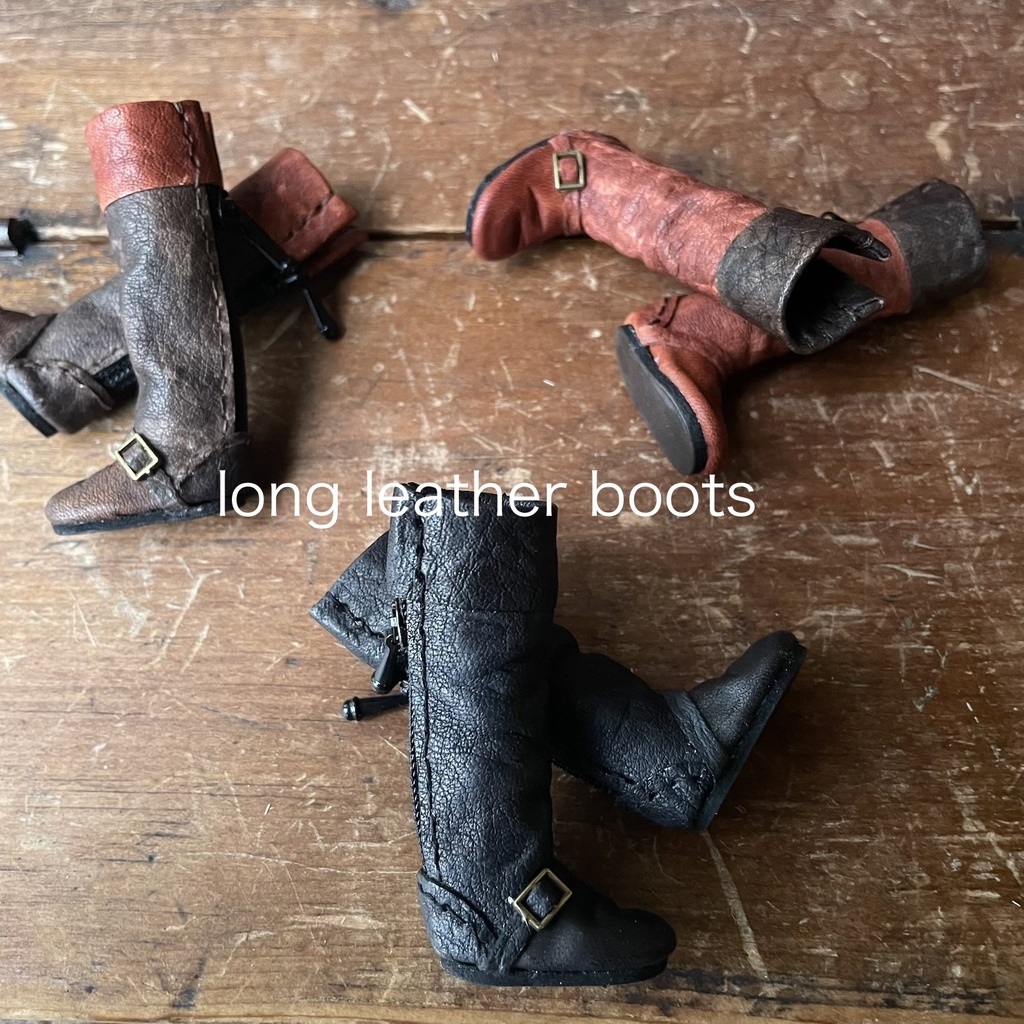革のロングブーツ⭐︎シチリアの追憶