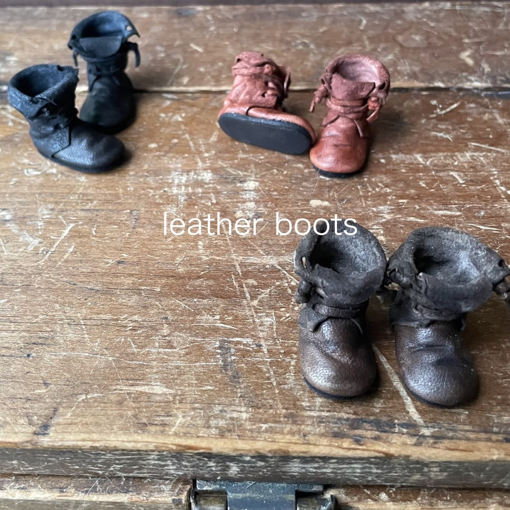 革のブーツ⭐︎1/8 シチリアの追憶など