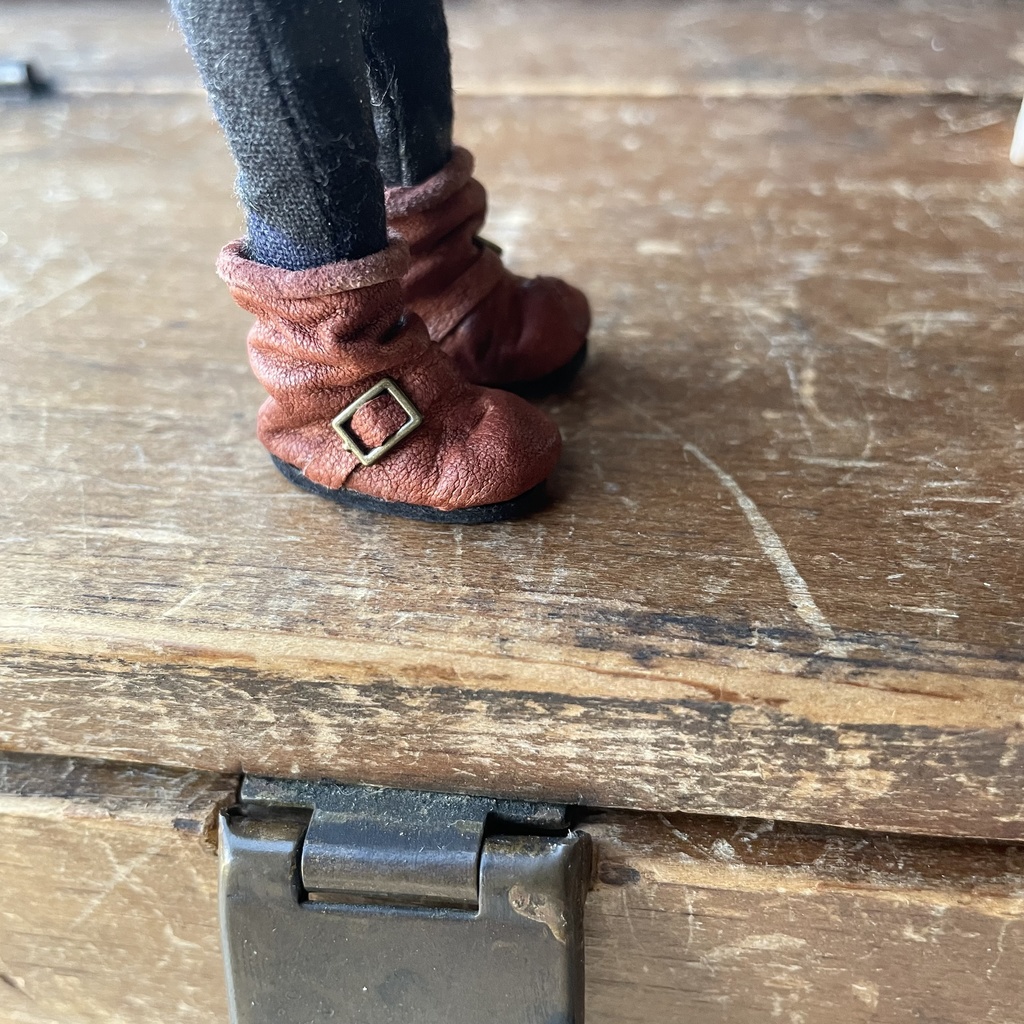 革のブーツ⭐︎1/12 オビツ11など