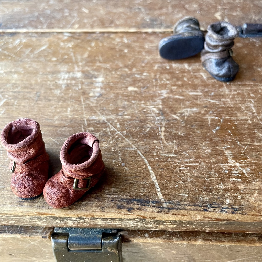革のブーツ⭐︎1/12 オビツ11など