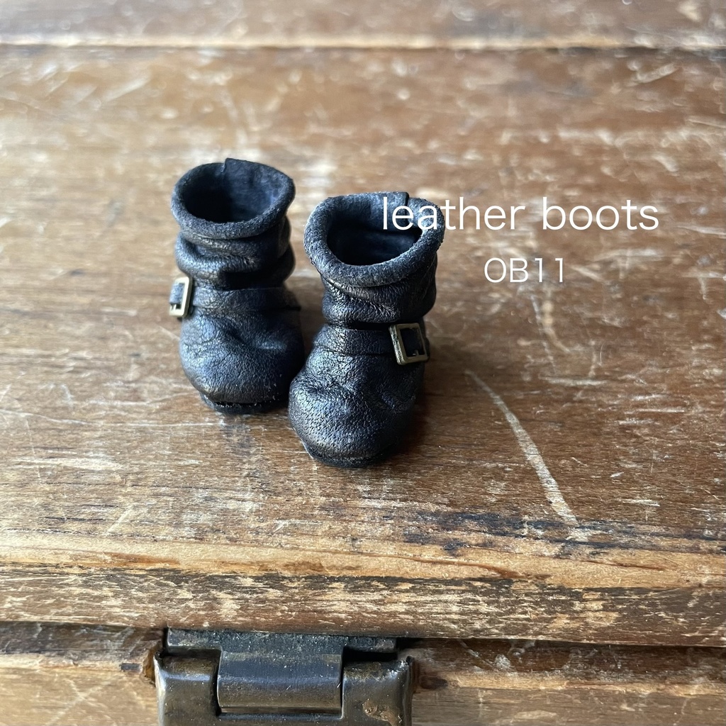 革のブーツ⭐︎1/12 オビツ11など