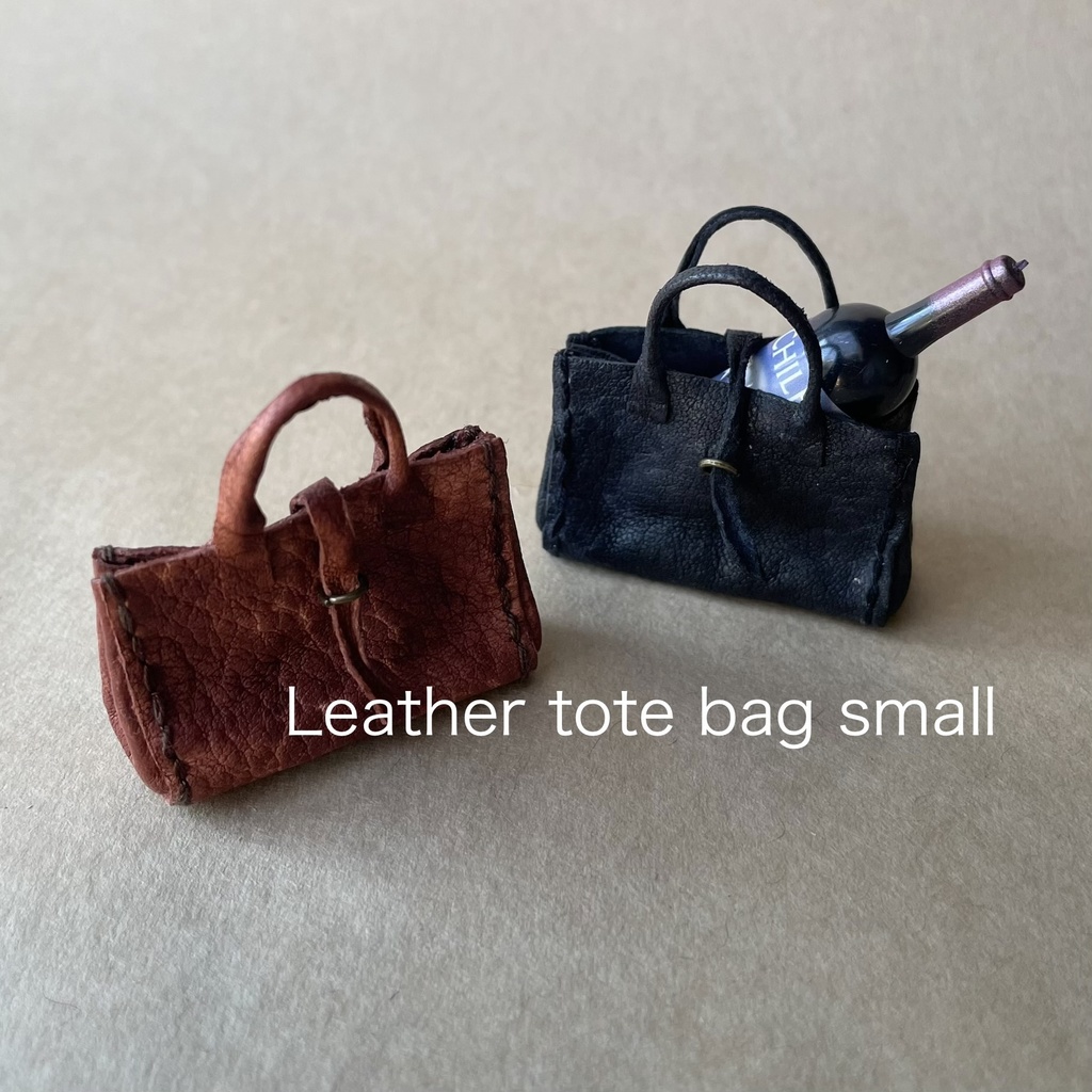 革のトートバッグ小⭐︎1/12オビツ11など