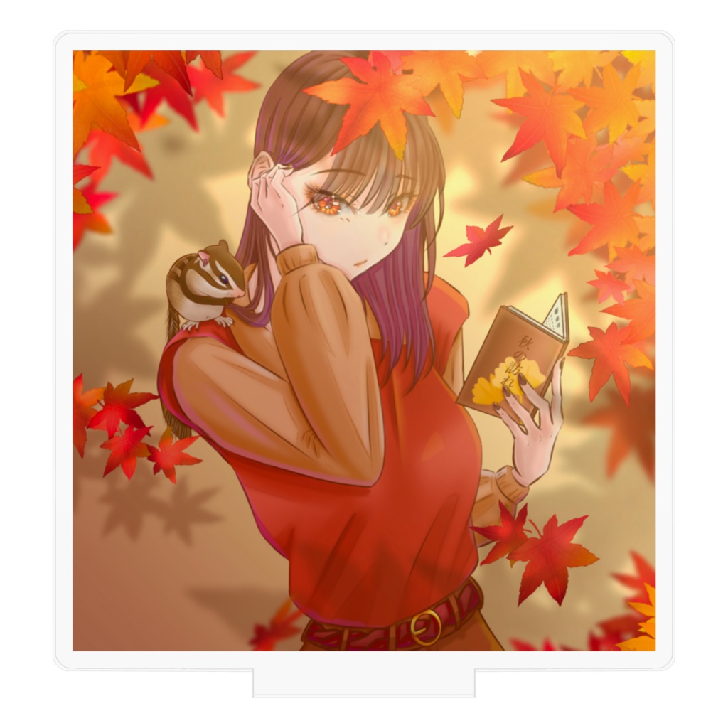 秋の訪れ-背景付き-