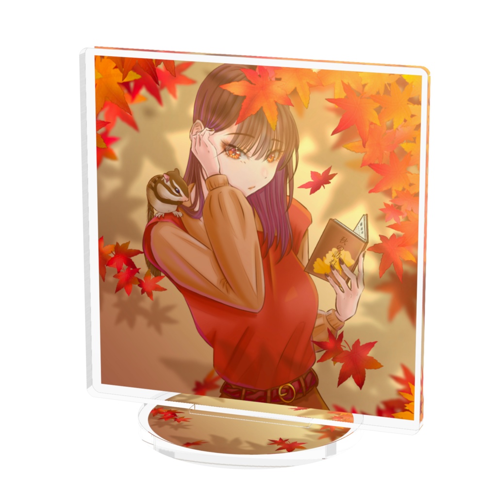 秋の訪れ-背景付き-