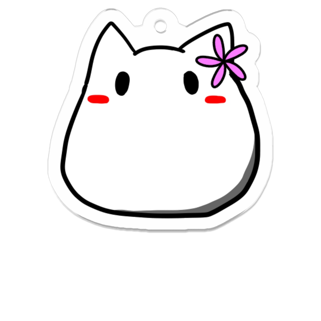 ぷにもちアクリルキーホルダー