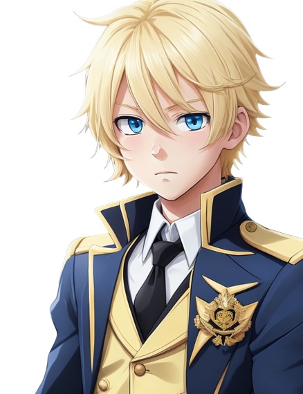 制服姿の男の子