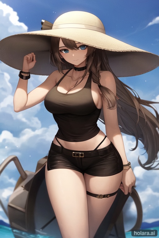 浜辺にいる女性