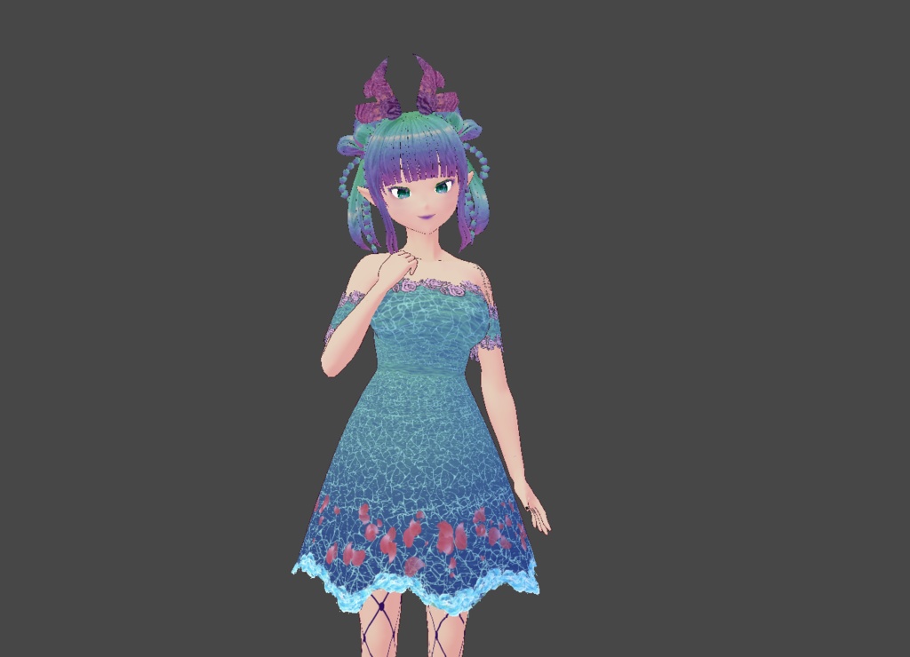 water fairy dress