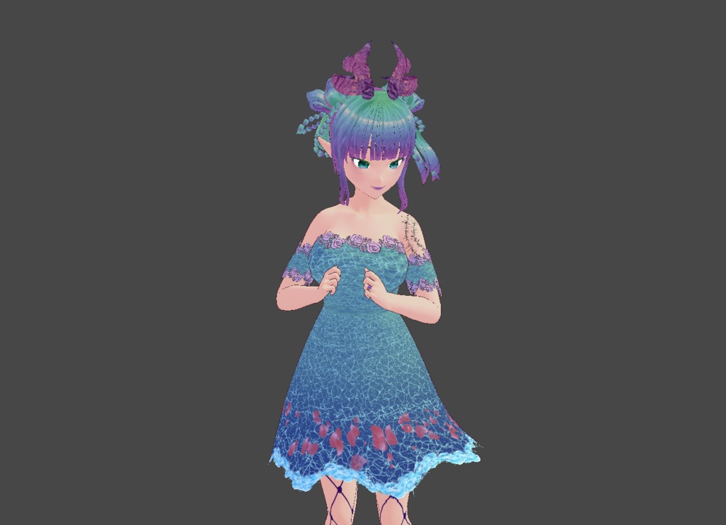 water fairy dress