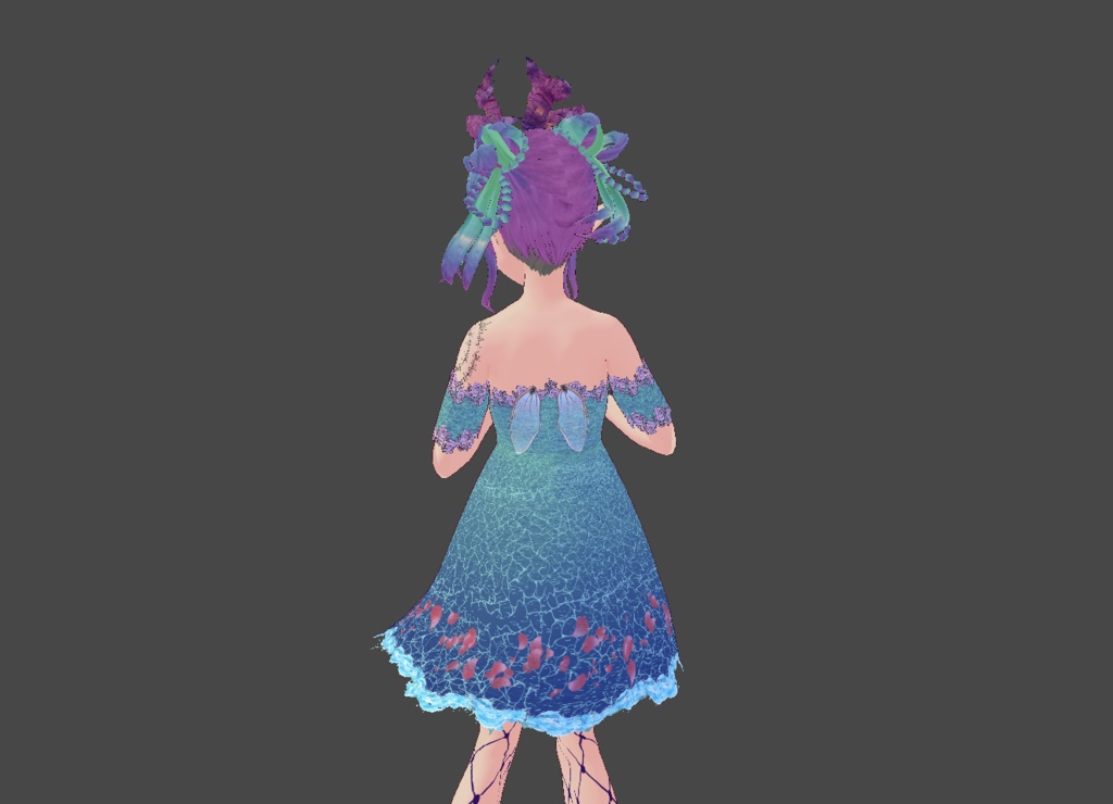 water fairy dress