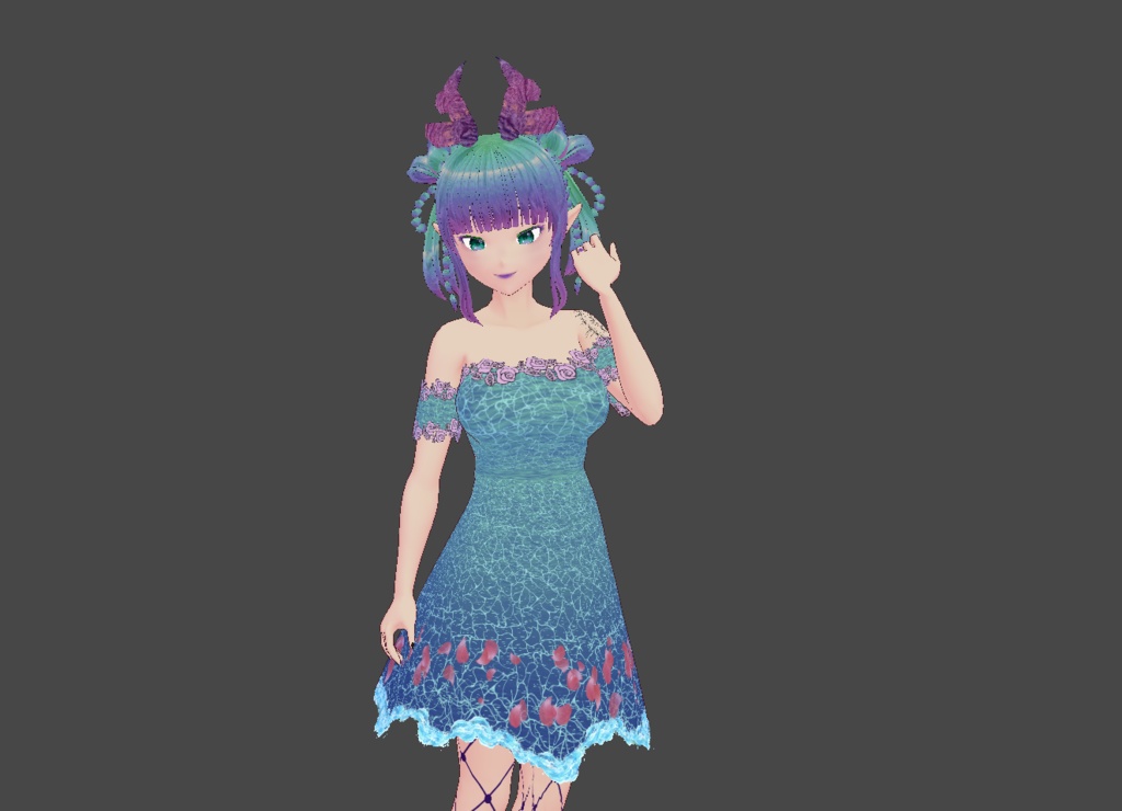 water fairy dress