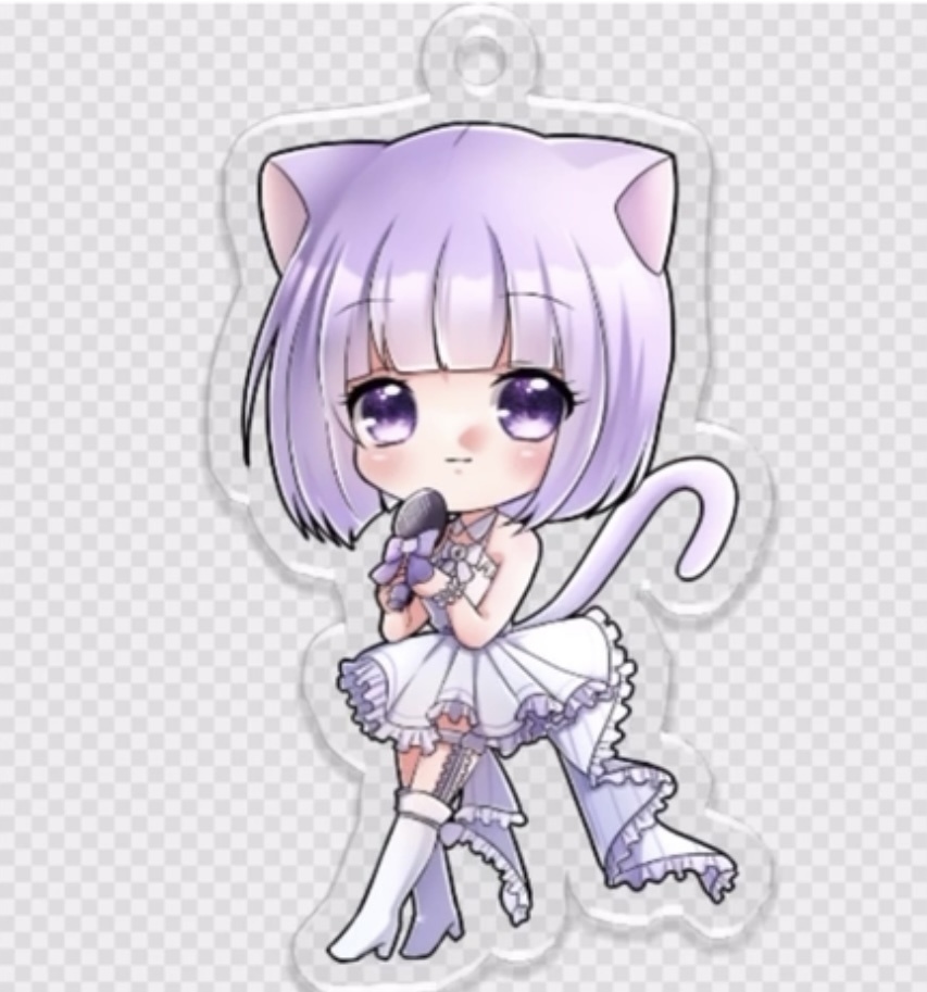 もめんちゃん１周年ありがとうアクリルキーホルダー