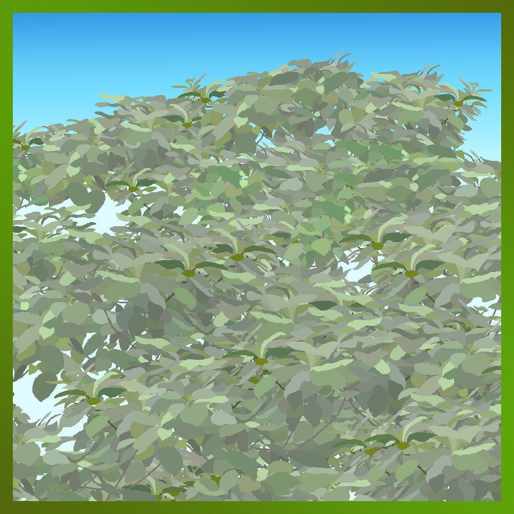 葉の枝ブラシ Leaf branch brush [ClipstudioPAINT Ver.1 OK]