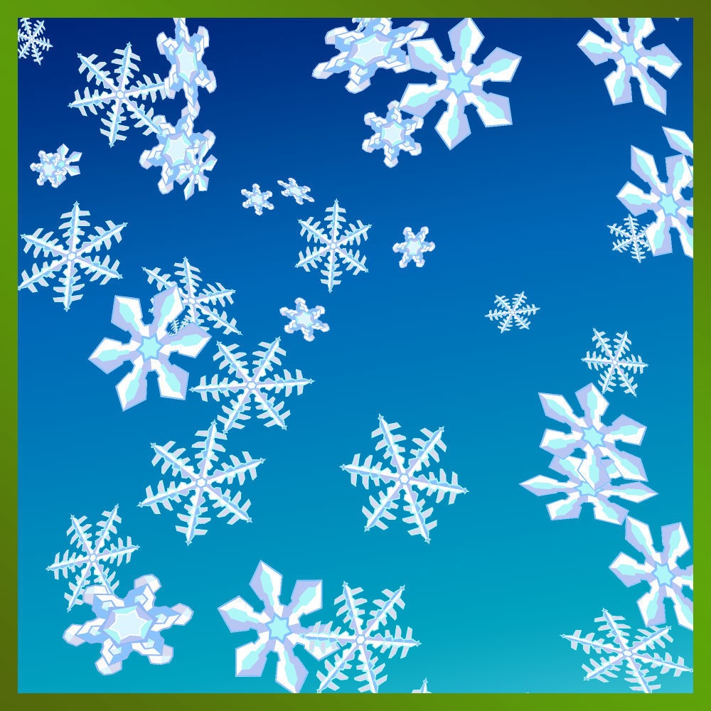 雪の結晶ブラシ Snowflake brush [ClipstudioPAINT Ver.1 OK]