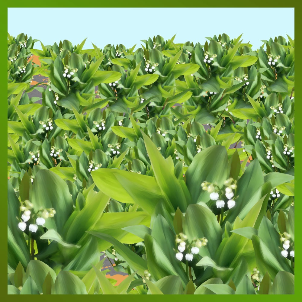 スズラン（４～６月）ブラシ Lily of the valley (April to June) brush [ClipstudioPAINT Ver.1 OK]