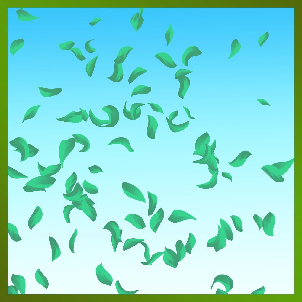木の葉っぱ散布ブラシ nino (Tree leaf scattering brush nino) [ClipstudioPAINT Ver.1 OK]