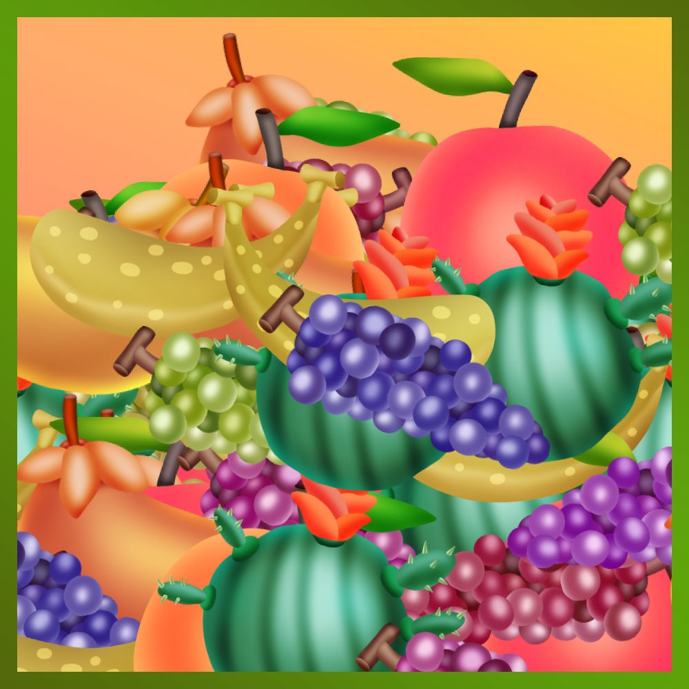 果物ブラシ nino (Fruit Brush nino)  [ClipstudioPAINT Ver.1 OK]