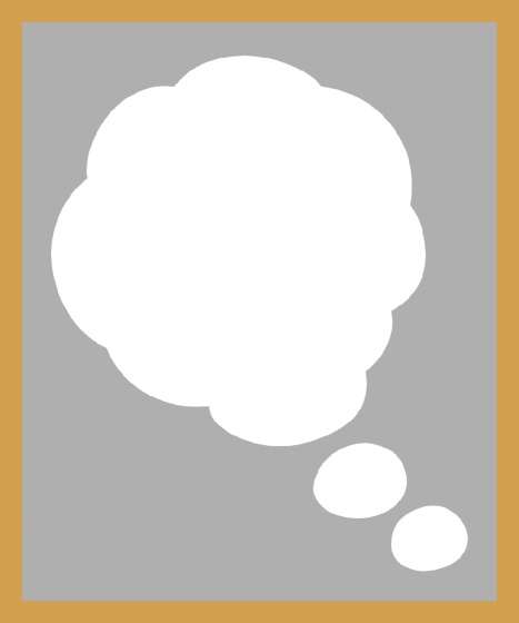 考える枠 6 Think Balloon GIF 6