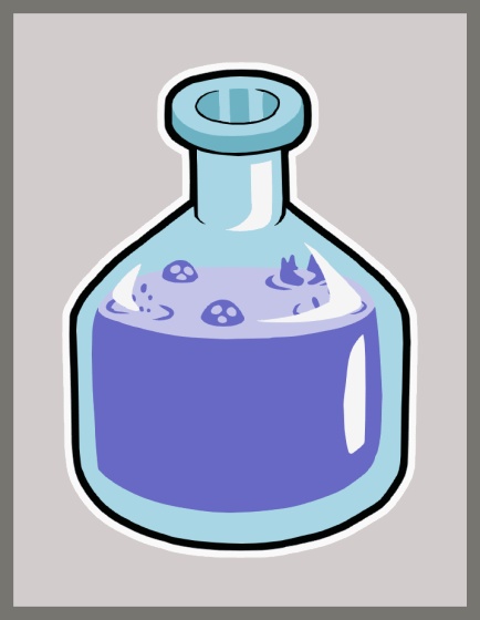 青い液体が沸く 4 Blue Liqid GIF 4