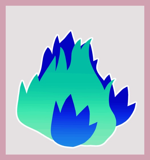 青色の炎 3 Blue Fire GIF 3