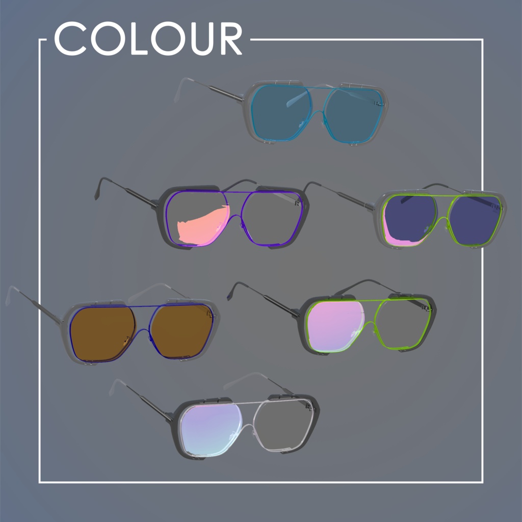 【TREAC】glasses-vrchat想定