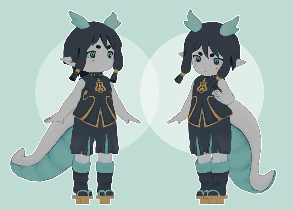 龍泉 - Long Quan || VRChat Avatar